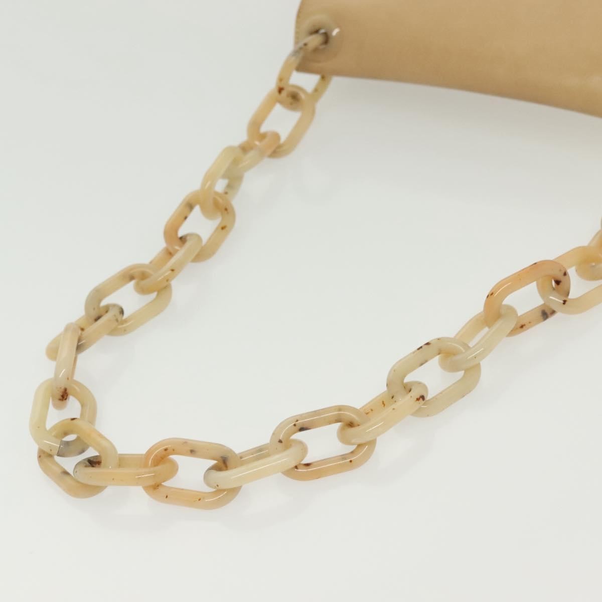 Prada Madras Shoulder Bag Leather, BEIGE, LEATHER, Shoulder bag