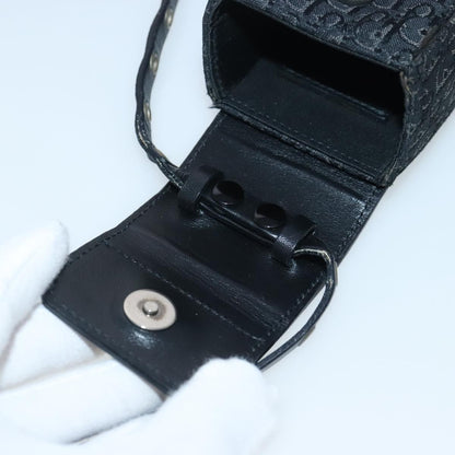 Christian Dior Vintage Trotter Pouch Diorissimo Canvas, BLACK, CANVAS, Clutche & pouche