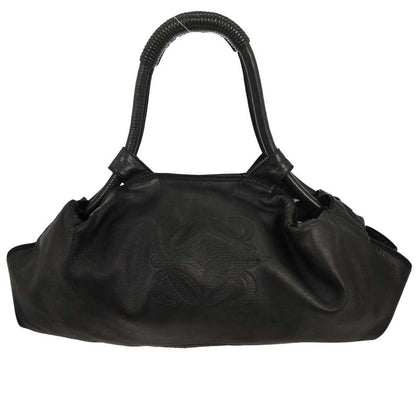 Loewe Anagram Logo Nappa Aire Hand Bag Leather, BLACK, LEATHER, Tote bag