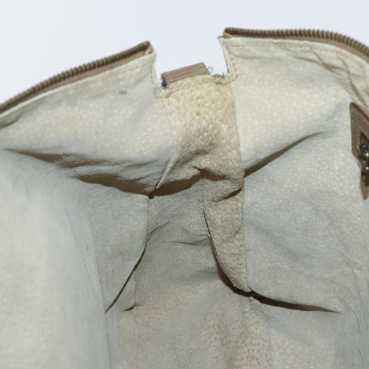 Fendi Logo Zucca Shoulder Bag Zucca, BEIGE, NYLON, Shoulder bag