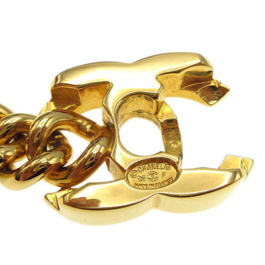 Chanel Vintage CC Turnlock Chain Bracelet Metal, GOLD, GOLD_PLATED, Bracelet