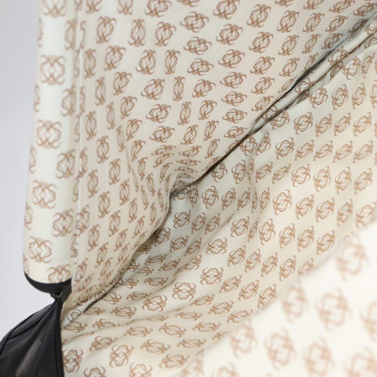 Loewe Anagram handbag Leather, BLACK, LEATHER, Travel bag