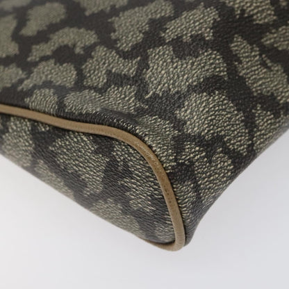 Saint Laurent Vintage Clutch PVC, BROWN, PVC, Clutche & pouche