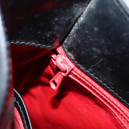 Celine Horse Carriage Shoulder bag Leather, BLACK, LEATHER, Shoulder bag