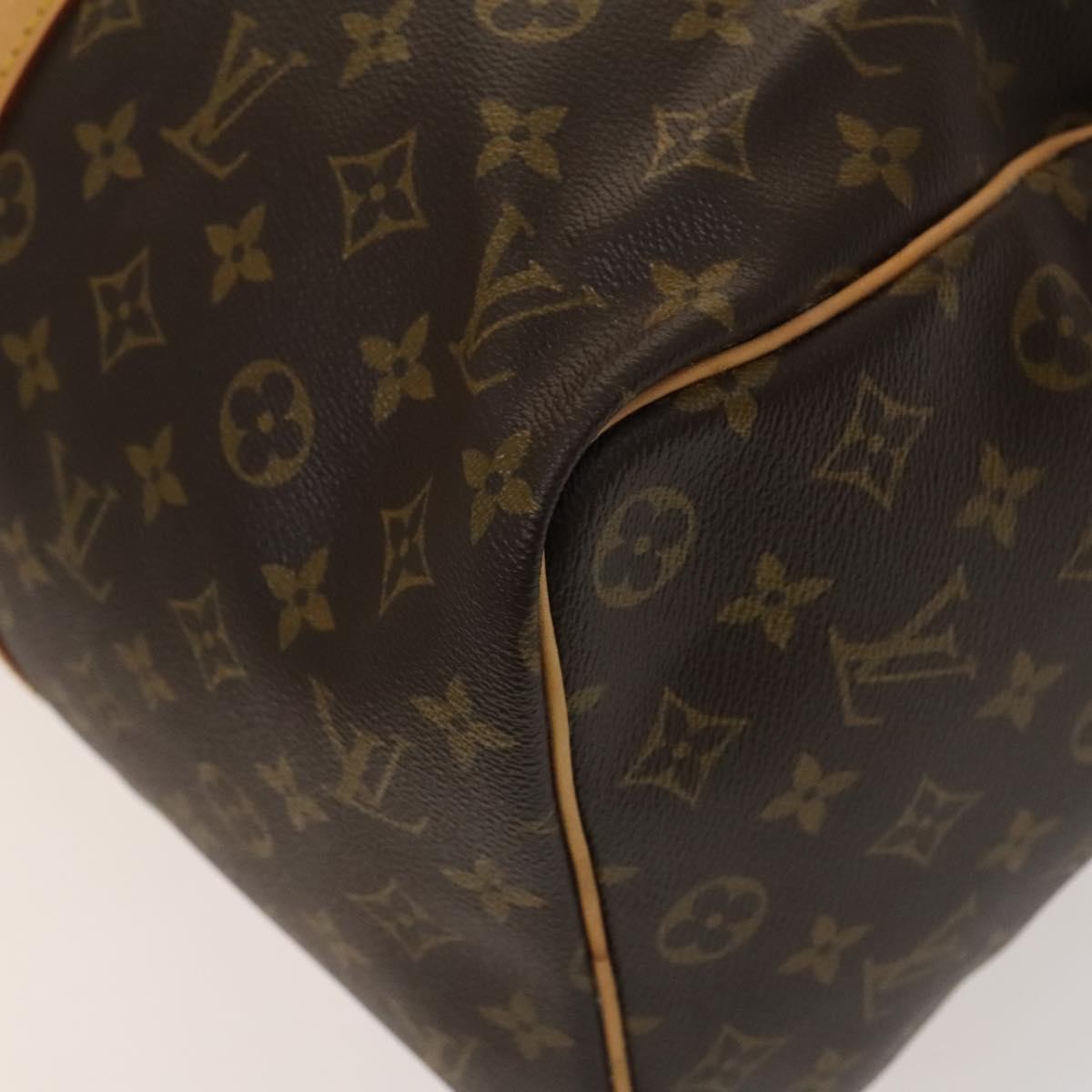 Louis Vuitton Keepall Bag Monogram Canvas, BROWN, CANVAS, Travel bag