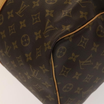 Louis Vuitton Keepall Bag Monogram Canvas, BROWN, CANVAS, Travel bag