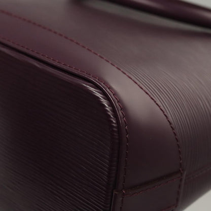 Louis Vuitton Lockit Handbag Epi Leather, PURPLE, LEATHER, Handbag