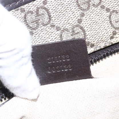 Gucci Plus Tote GG Coated Canvas with Leather, BEIGE, CANVAS, Tote bag