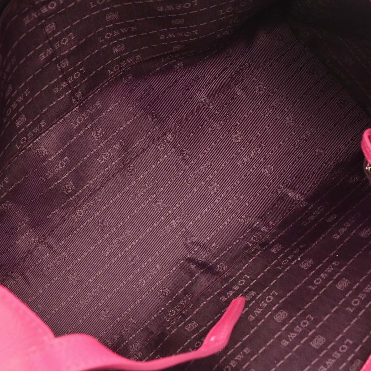 Loewe Vintage Handbag Leather, PINK, LEATHER, Handbag