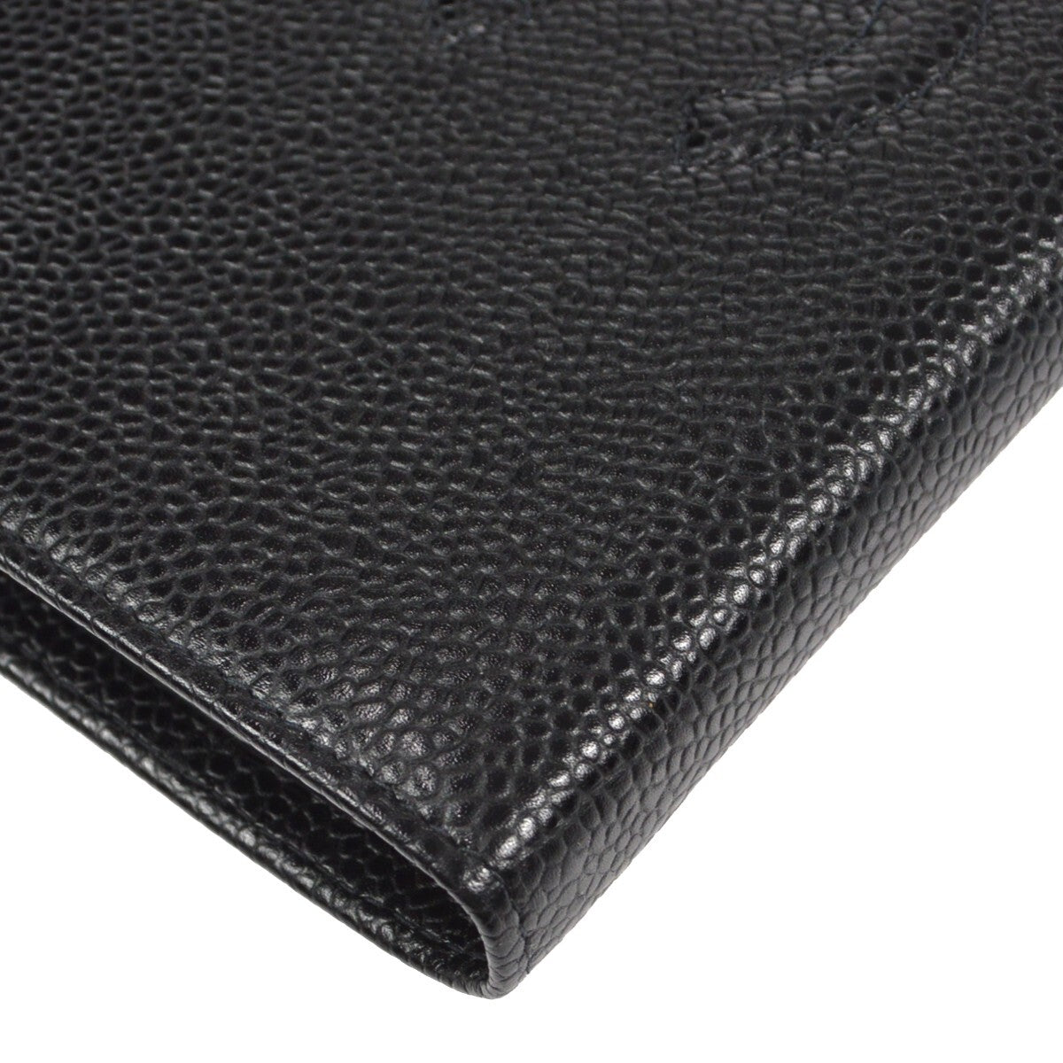 Chanel Timeless CC French Wallet Caviar, BLACK, LEATHER, Wallets