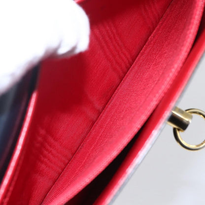 Celine Clutch Bag Leather, NAVY, LEATHER, Clutche & pouche