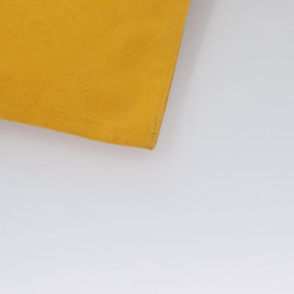 Hermes Vintage Clutch Canvas, YELLOW, CANVAS, Clutche & pouche