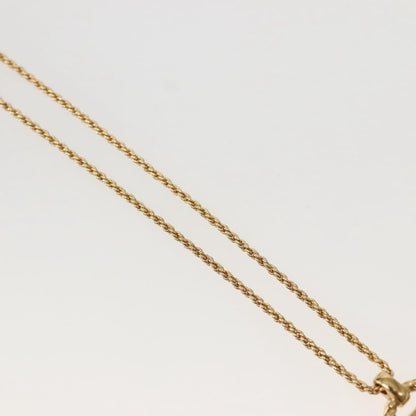 Christian Dior CD Pendant Necklace Metal, GOLD, METAL, Necklace