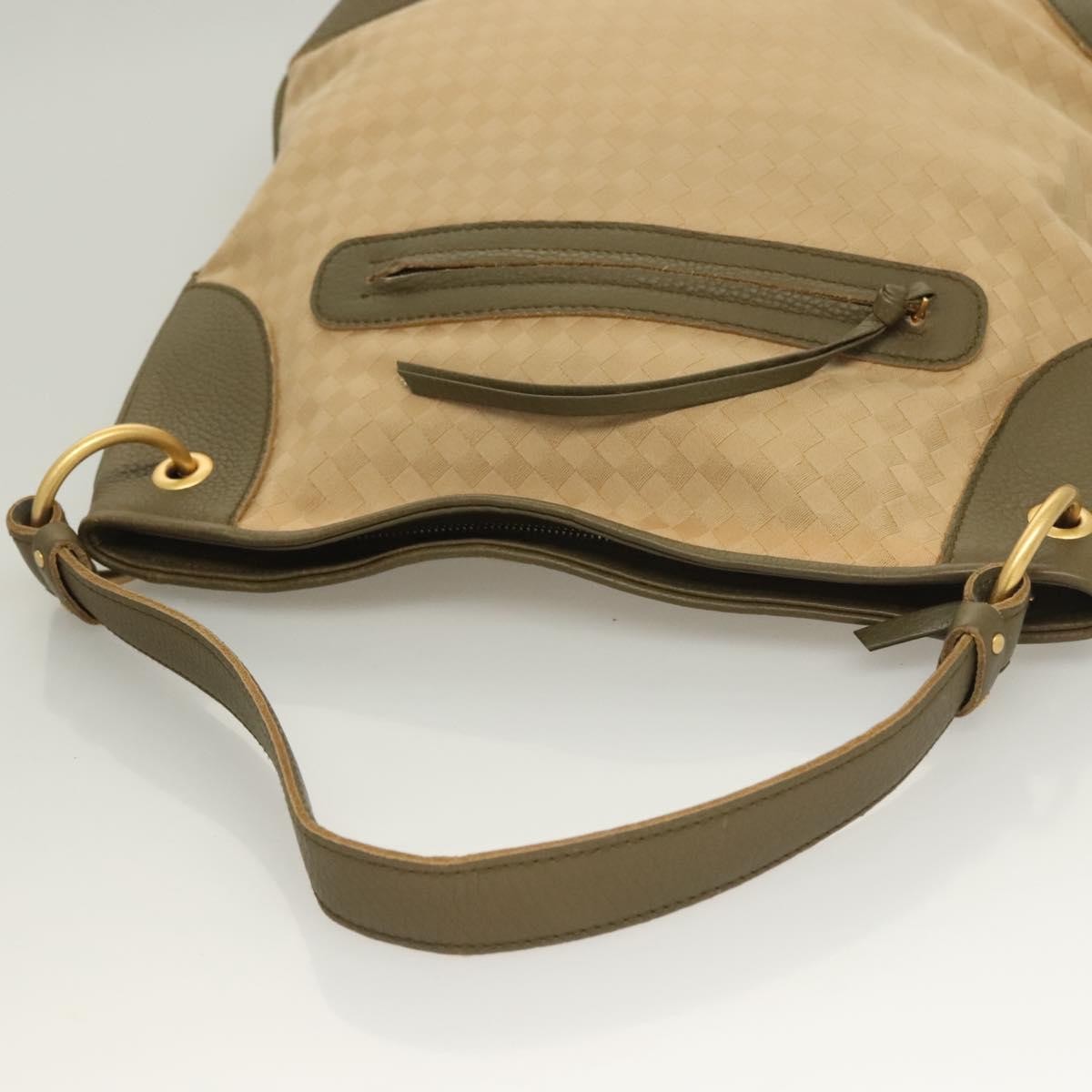 Bottega Veneta Vintage Shoulder Bag Canvas, BEIGE, CANVAS, Shoulder bag