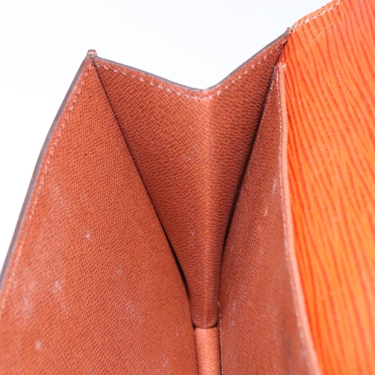 Louis Vuitton Vintage Montaigne Clutch Epi Leather, BROWN, LEATHER, Clutche & pouche