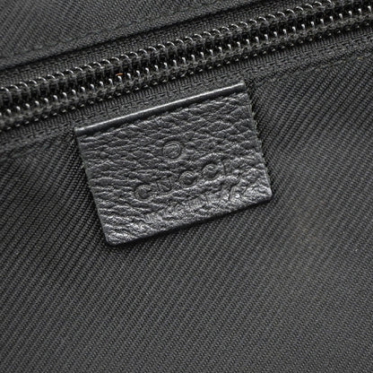 Gucci Web Zip Tote GG Nylon, BLACK, NYLON, Shoulder bag