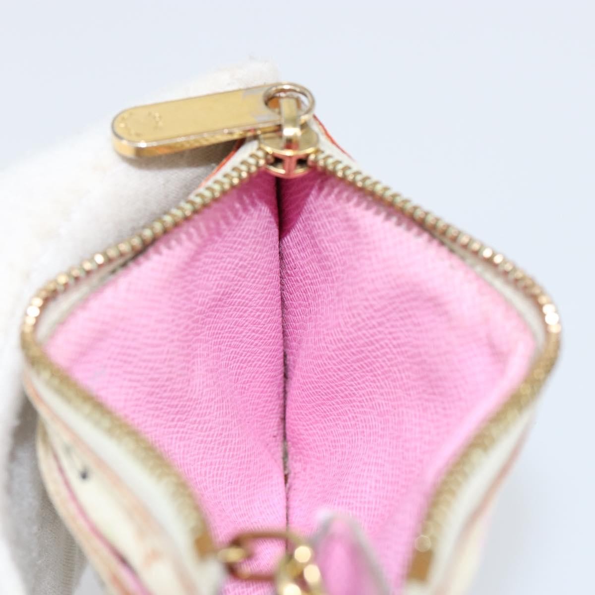 Louis Vuitton Pochette Cles Key Pouch Reverse Monogram Giant, MULTICOLOUR, CANVAS, Clutche & pouche