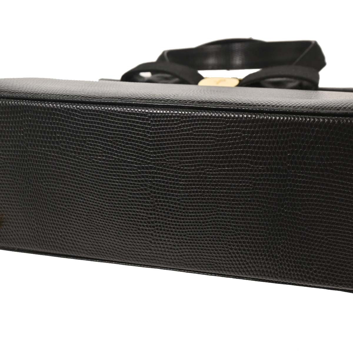 Salvatore Ferragamo Convertible Vara Bow Tote Leather, BLACK, LEATHER, Handbag