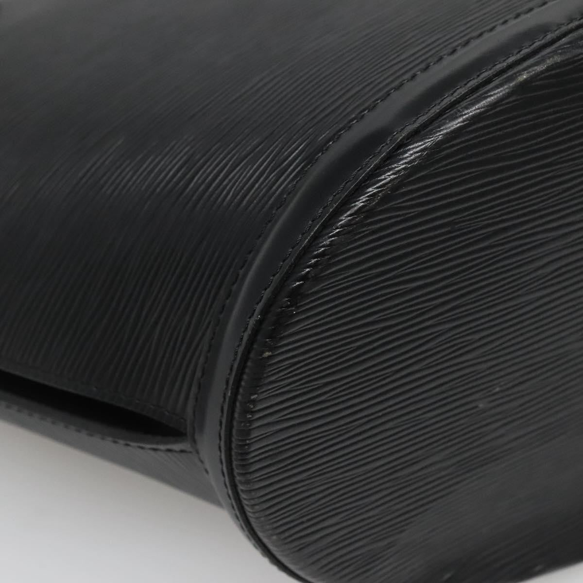 Louis Vuitton Saint Jacques Handbag Epi Leather, BLACK, LEATHER, Shoulder bag