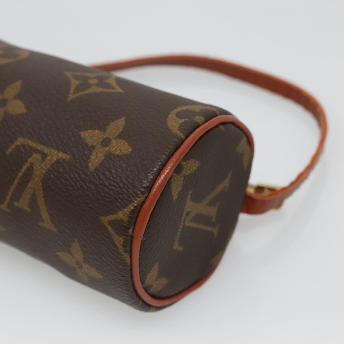Louis Vuitton Papillon Pochette Monogram Canvas, BROWN, CANVAS, Handbag