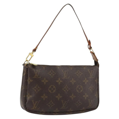 Louis Vuitton Pochette Accessoires NM Monogram Canvas, BROWN, CANVAS, Clutche & pouche