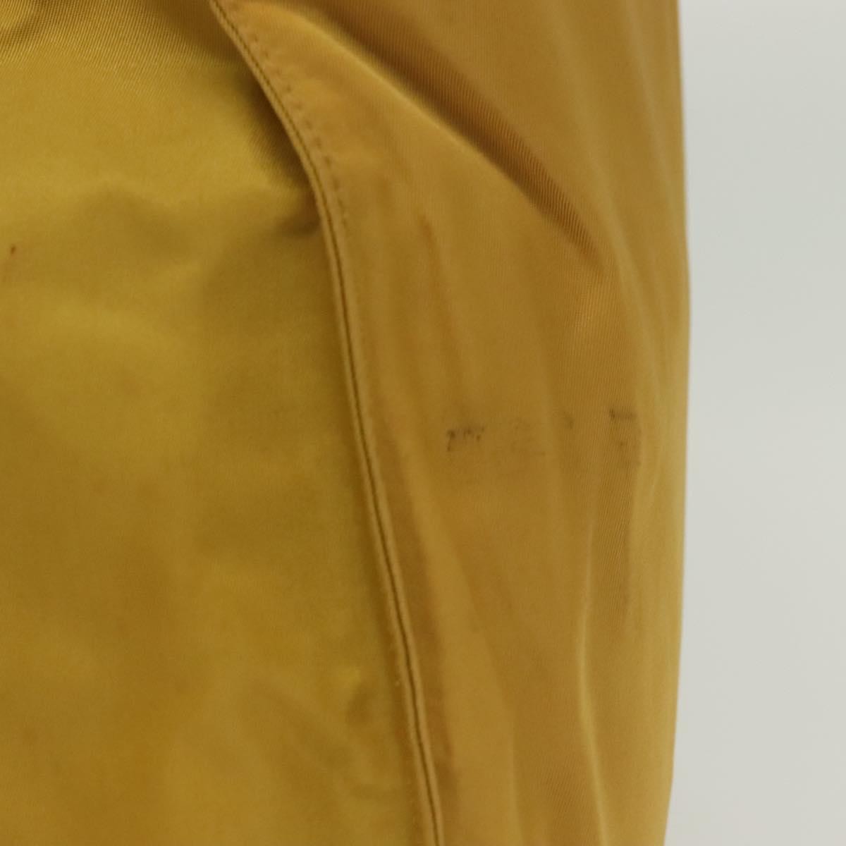 Prada Metal Handles Tote Tessuto, YELLOW, NYLON, Tote bag