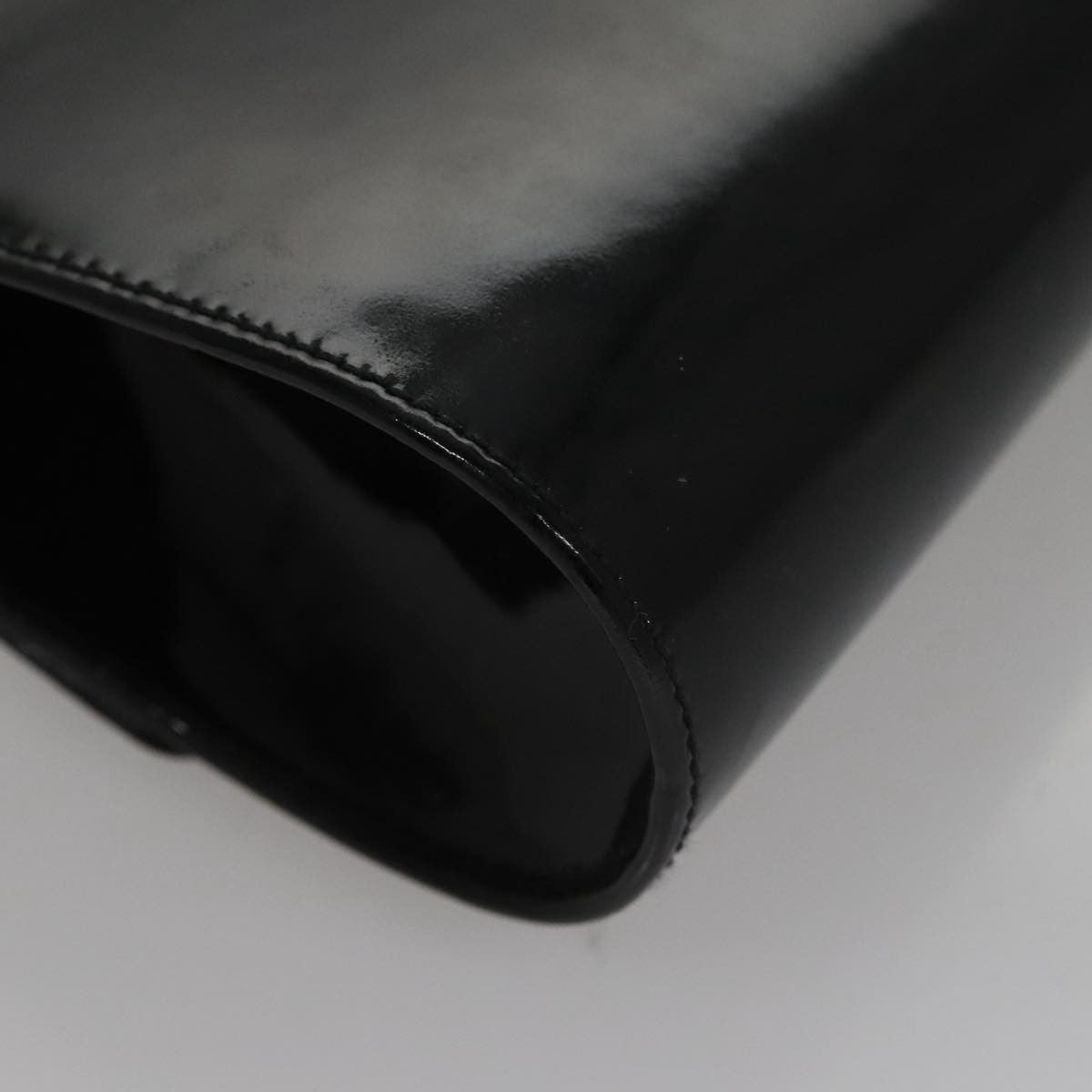 Salvatore Ferragamo Gancini Box Crossbody Bag Patent leather, BLACK, PATENT_LEATHER, Shoulder bag