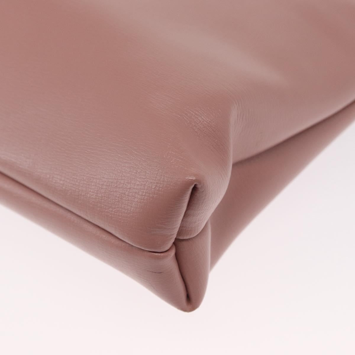 Salvatore Ferragamo Vala Shoulder Bag Leather, PINK, LEATHER, Shoulder bag