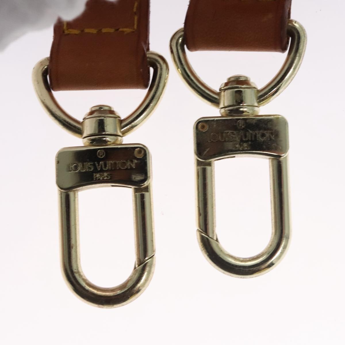 Louis Vuitton Adjustable Shoulder Strap Vachetta Leather, BEIGE, LEATHER, Straps