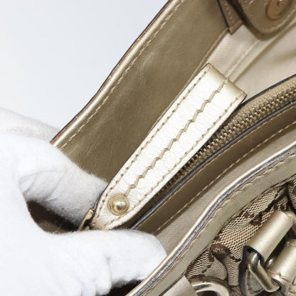 Gucci Sukey Top Handle Tote GG Canvas, BEIGE, CANVAS, Tote bag