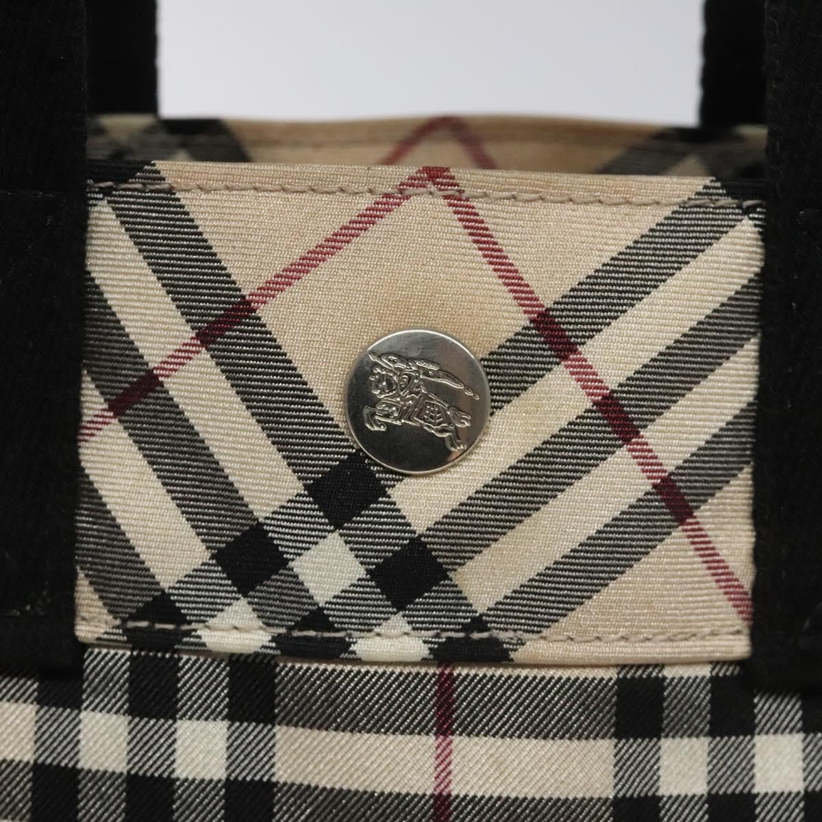 Burberry Blue Label Tote Bag Nylon, SILVER, NYLON, Tote bag