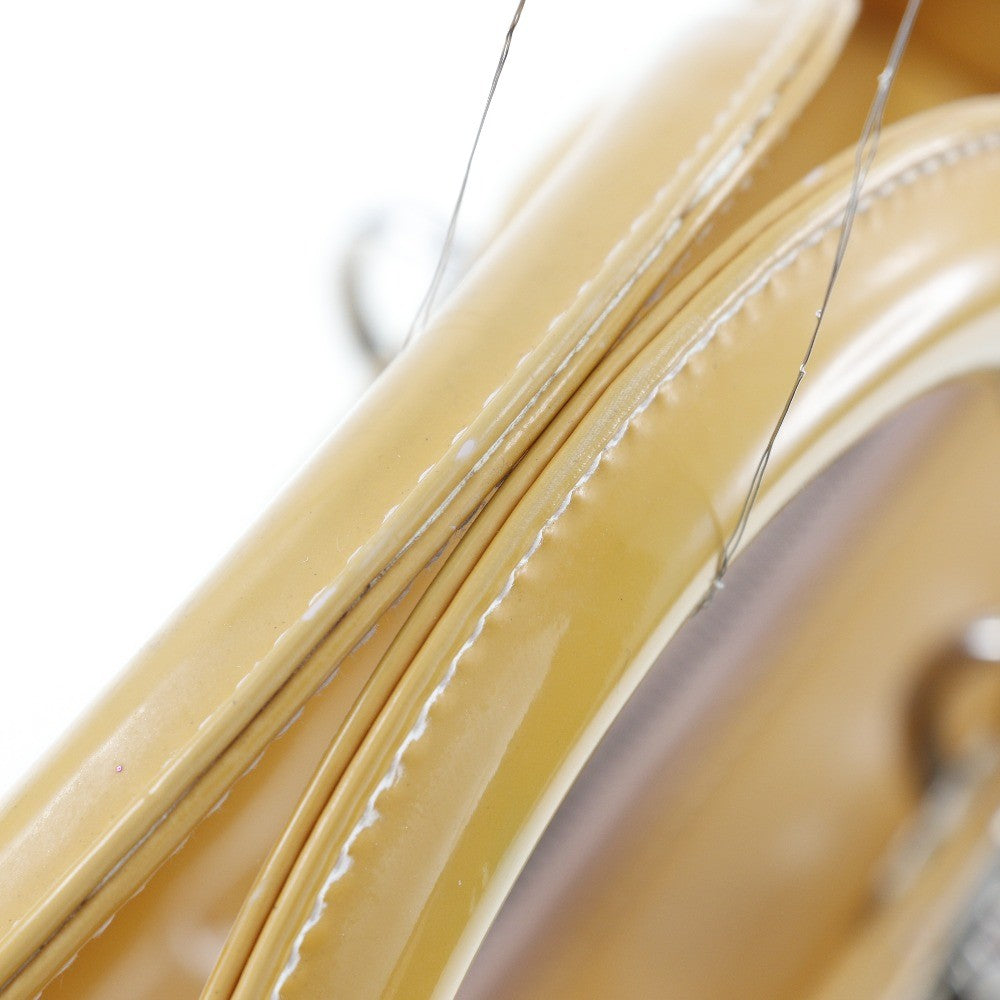 Christian Dior Lady Dior Bag Patent, BLACK, PATENT_LEATHER, Tote bag