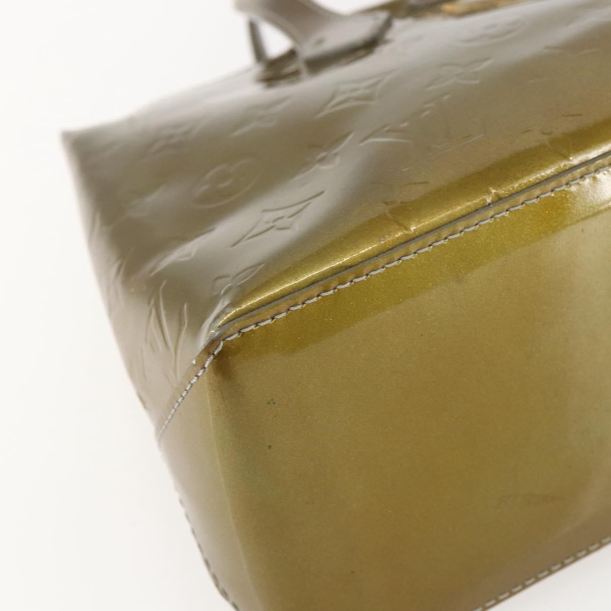 Louis Vuitton Wilshire Handbag Monogram Vernis, KHAKI, PATENT_LEATHER, Handbag