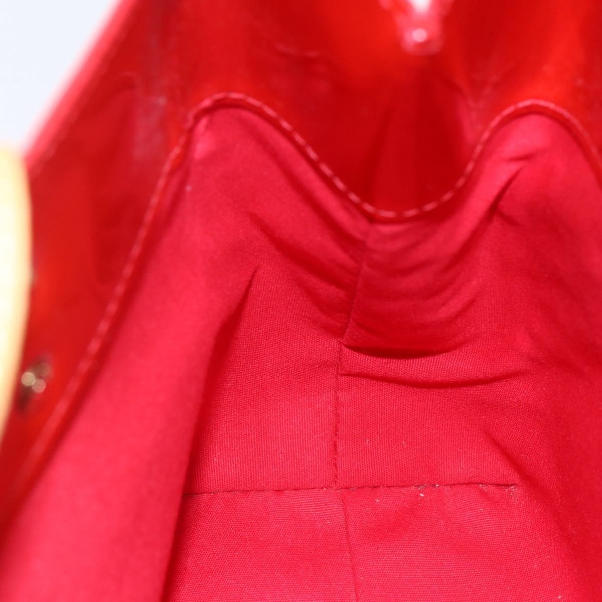 Louis Vuitton Reade Handbag Monogram Vernis, RED, PATENT_LEATHER, Handbag