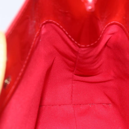 Louis Vuitton Reade Handbag Monogram Vernis, RED, PATENT_LEATHER, Handbag