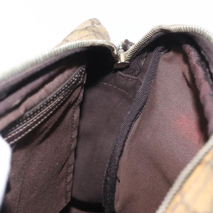 Gucci Front Zip Messenger GG Coated Canvas, BEIGE, CANVAS, Shoulder bag