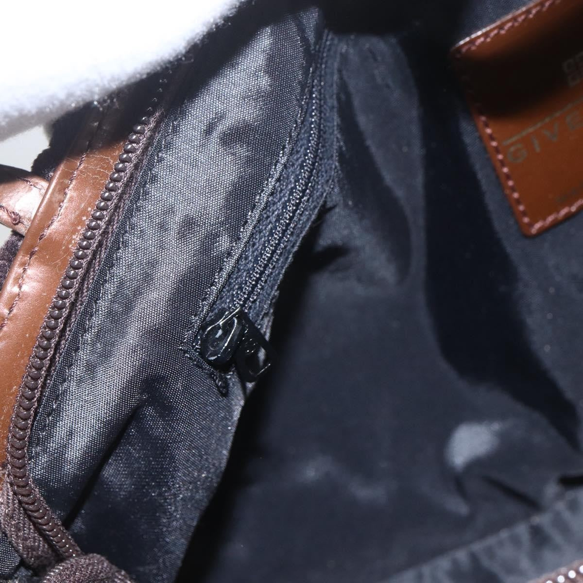 Givenchy Vintage Handbag Cotton, BROWN, COTTON, Handbag