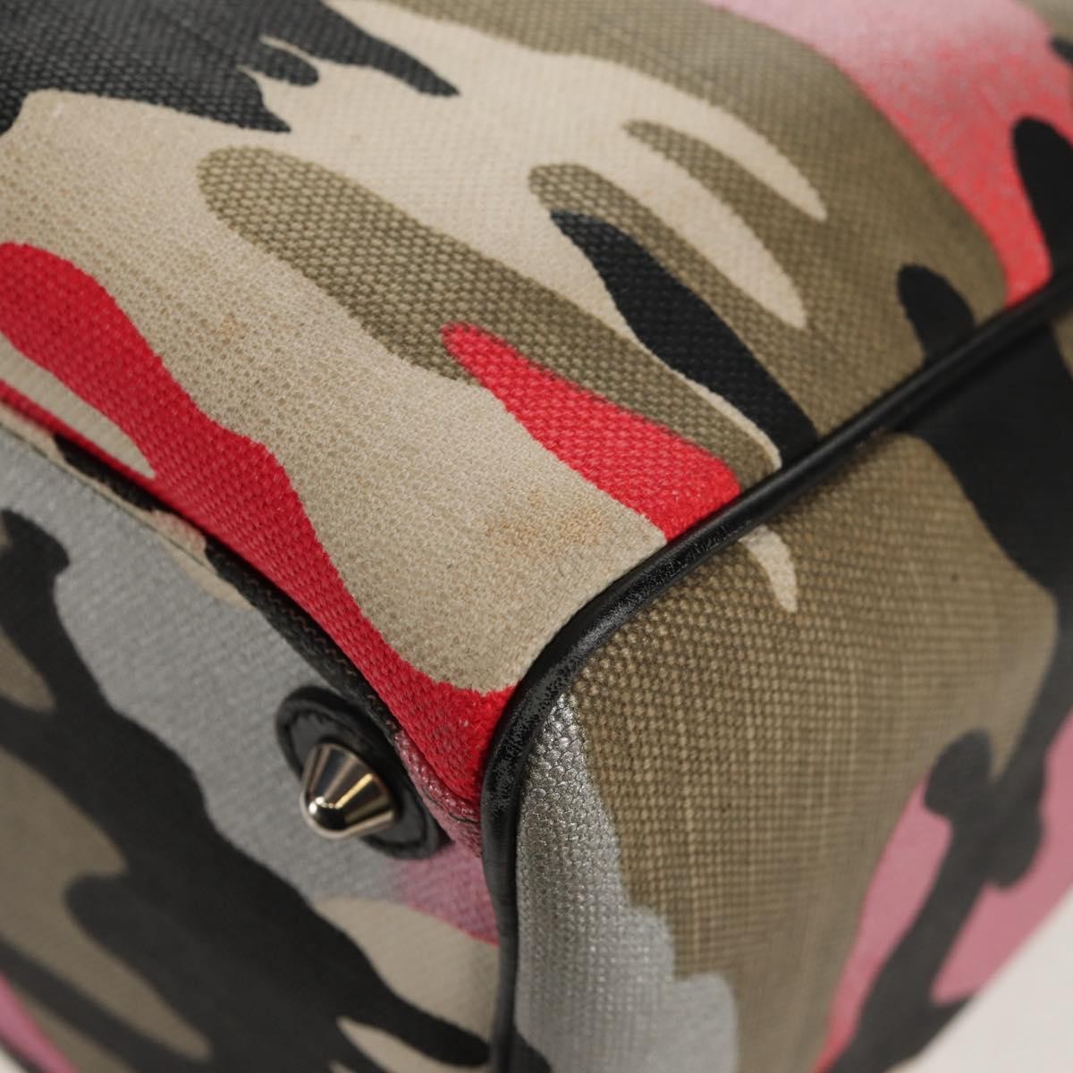 Christian Dior Polochon Satchel Limited Edition Anselm Reyle Camouflage Canvas, MULTICOLOUR, CANVAS, Travel bag