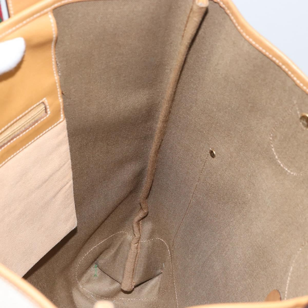 Gucci Vintage tote Canvas, WHITE, PVC, Tote bag