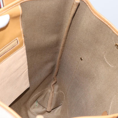 Gucci Vintage tote Canvas, WHITE, PVC, Tote bag