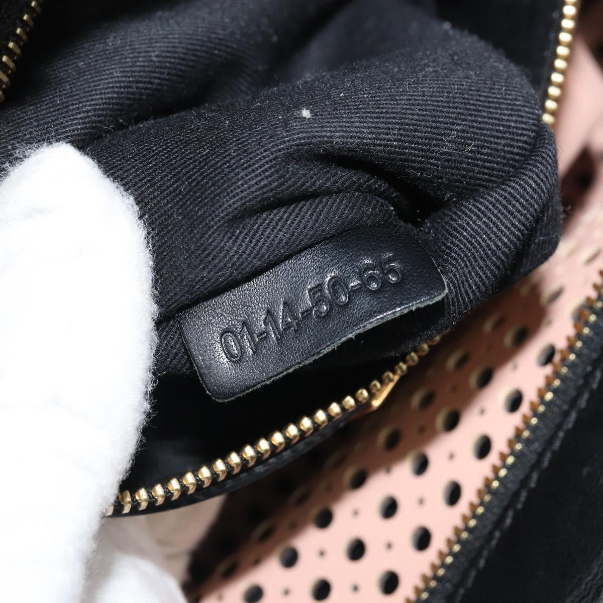 Chloe Alice Satchel Leather, Black, Leather, Handbag