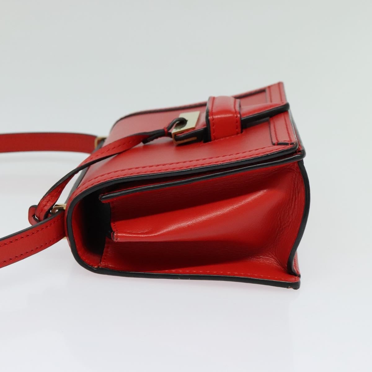 Loewe Barcelona Shoulder Bag Leather, RED, LEATHER, Shoulder bag