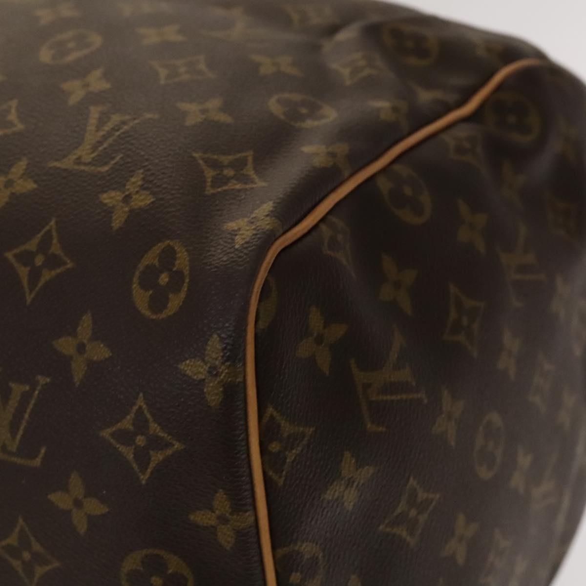 Louis Vuitton Keepall Bag Monogram Canvas, BROWN, CANVAS, Travel bag