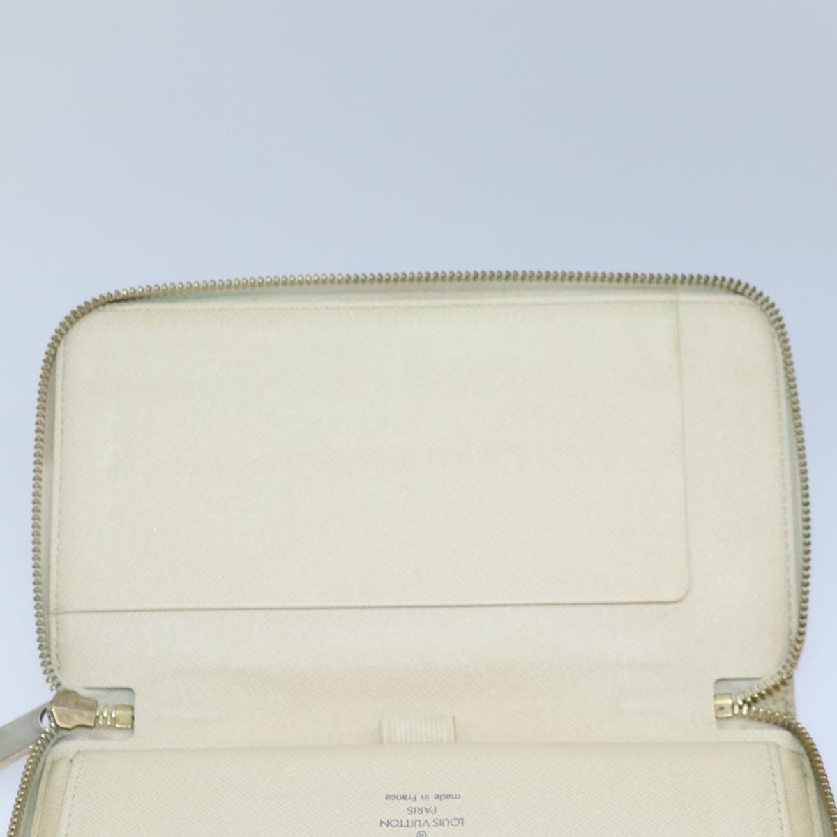 Louis Vuitton Zippy Organizer Damier, WHITE, CANVAS, Wallets