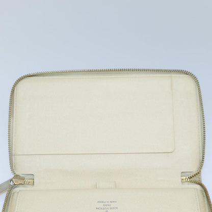 Louis Vuitton Zippy Organizer Damier, WHITE, CANVAS, Wallets
