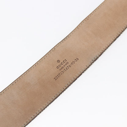 Gucci G Buckle Belt Leather, BEIGE, CANVAS, Belts