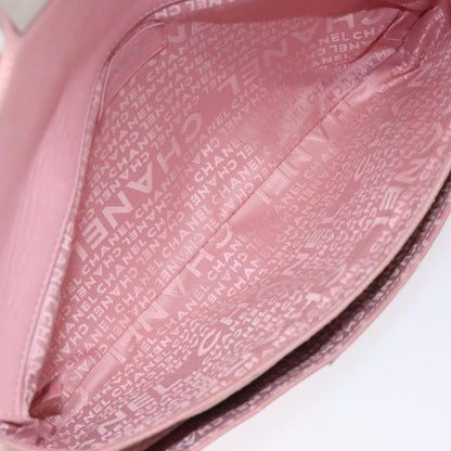 Chanel Giant Mademoiselle Lock Shoulder Bag Suede, PINK, SUEDE, Shoulder bag