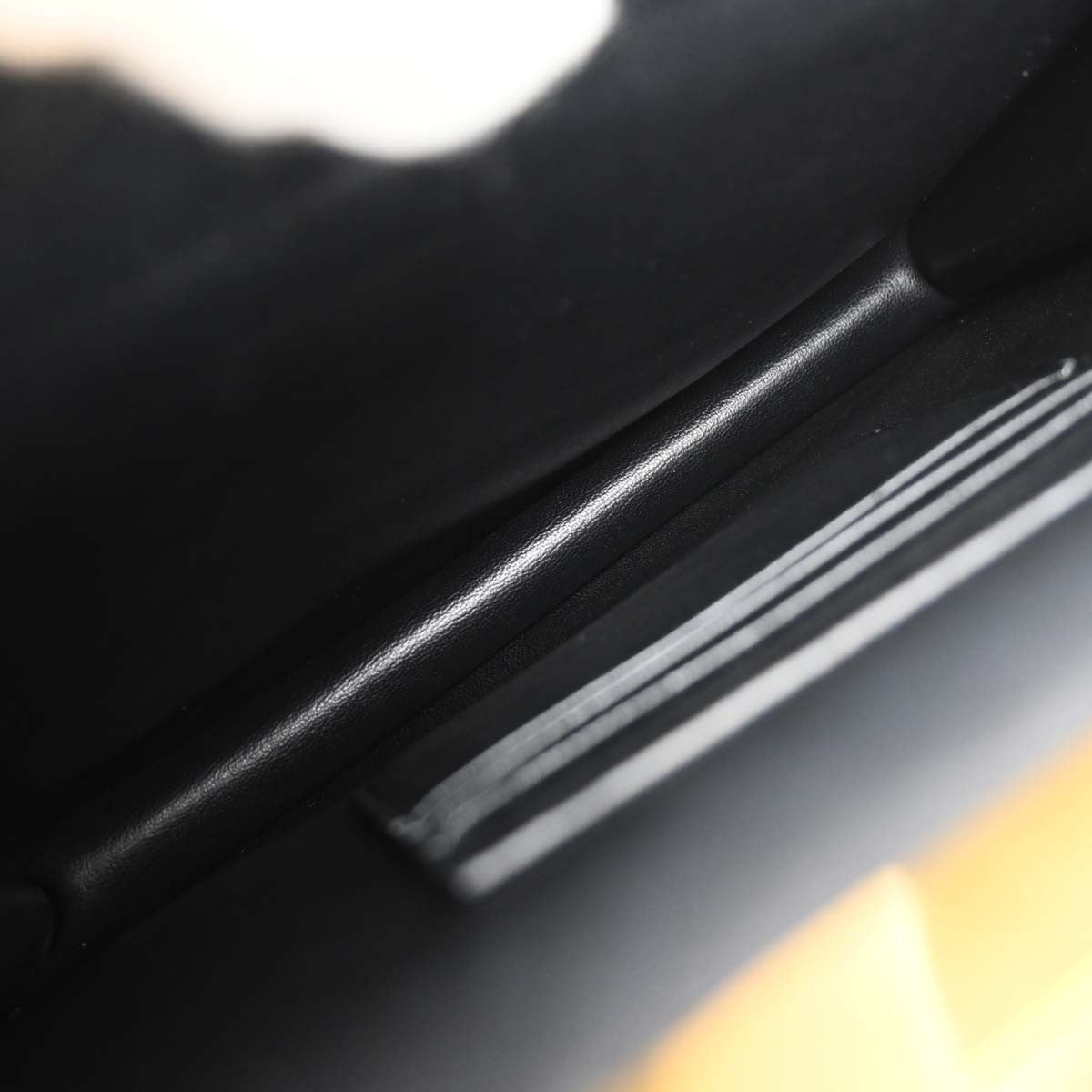 Celine Clasp Crossbody Bag Leather, BLACK, LEATHER, Shoulder bag