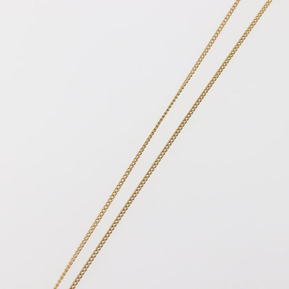 Christian Dior Round Logo Pendant Necklace Metal, GOLD, METAL, Necklace