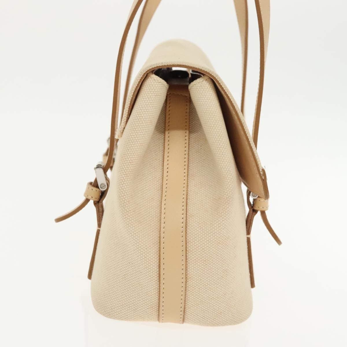 Burberry Vintage Handbag Canvas, BEIGE, CANVAS, Handbag